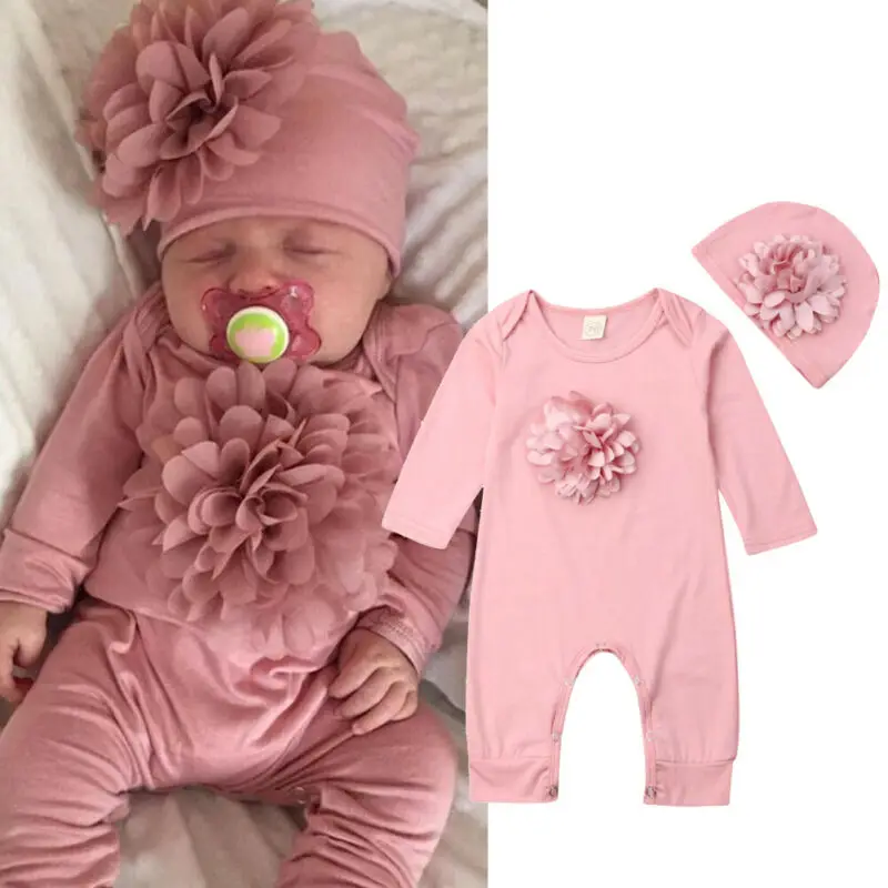 Baby Products Sale - VISgogo-Macacão recém-nascido com mistura de algodão