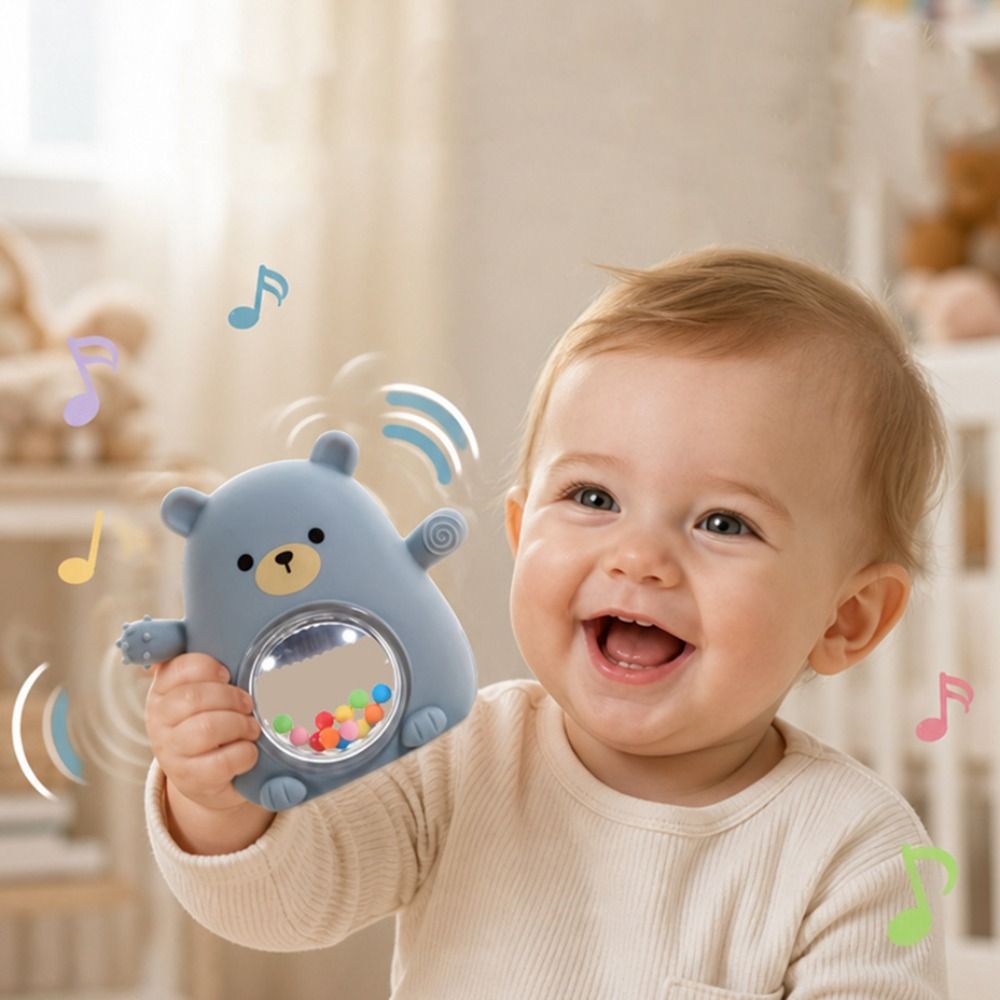 Teething Mitten Baby - Mordedor de Silicone Portátil em Formato