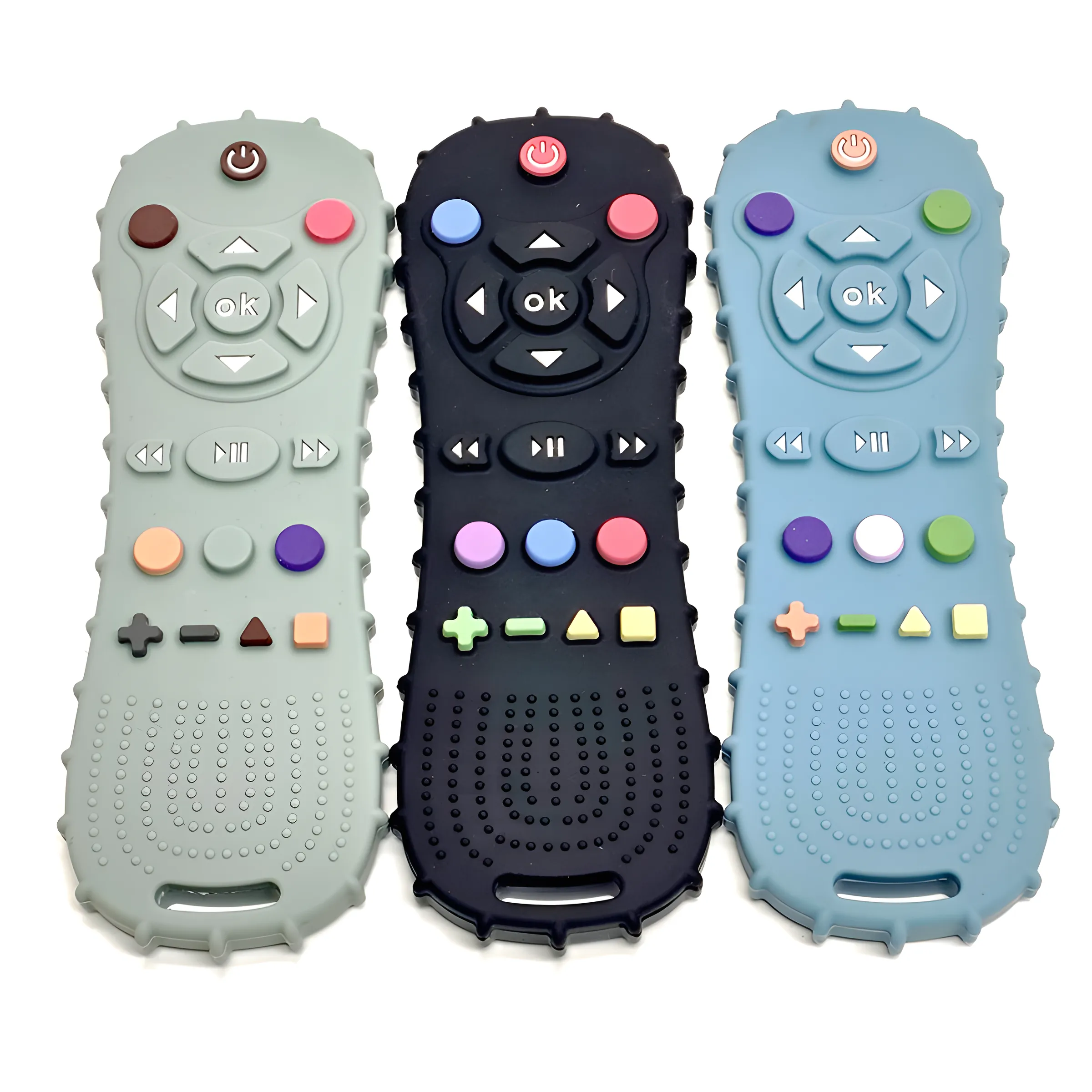 Teething Mitten Baby - 1/3 pçs bebê controle remoto mordedor