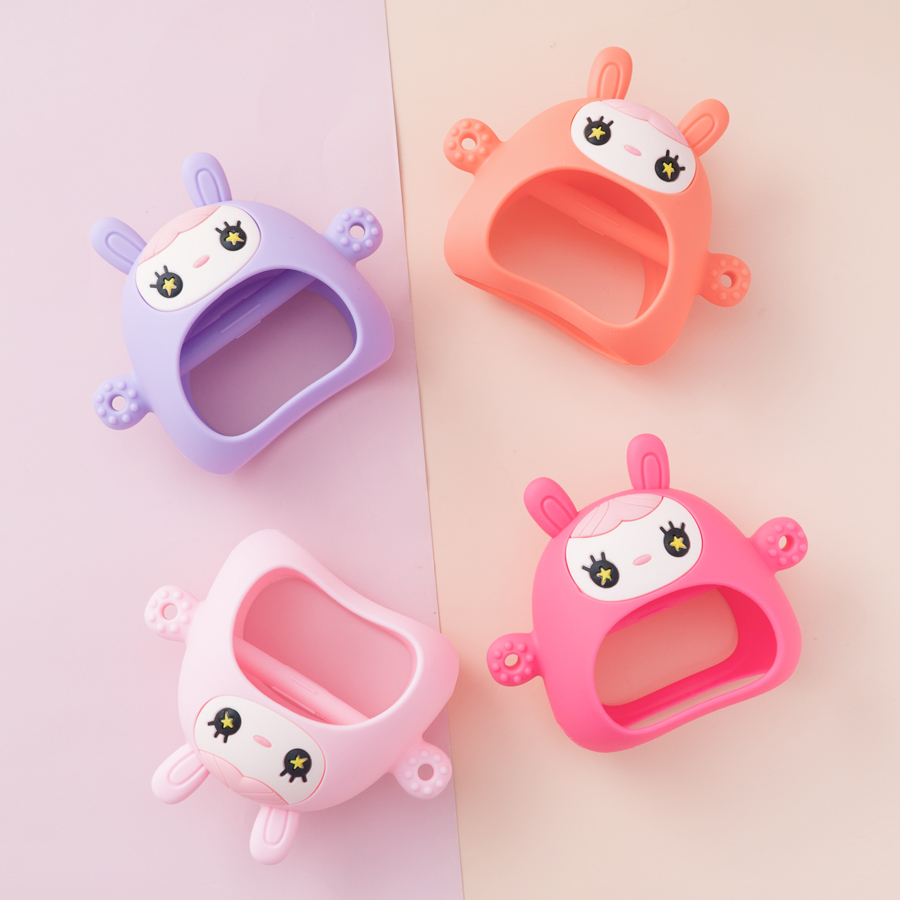 Mordedor de silicone sem BPA p - Teething Mitten Baby avaliação e preço
