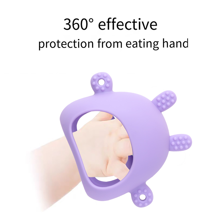 Mordedor de silicone sem BPA p - Teething Mitten Baby avaliação e preço