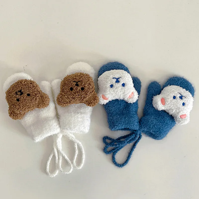 1-4y urso dos desenhos animado - Teething Mitten Baby avaliação e preço