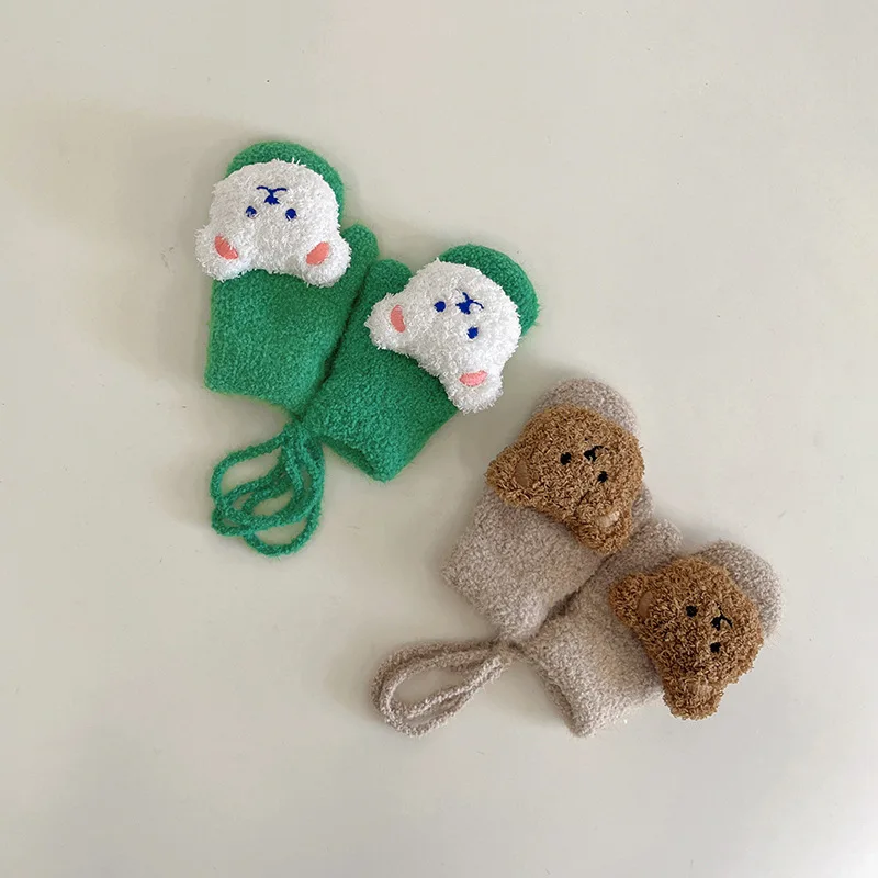1-4y urso dos desenhos animado - Teething Mitten Baby avaliação e preço