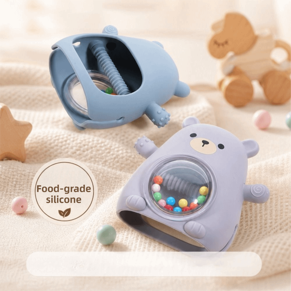Mordedor de Silicone Portátil  - Teething Mitten Baby avaliação e preço
