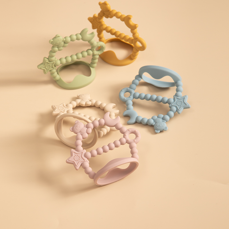 Brinquedo de Silicone para Beb - Teething Mitten Baby avaliação e preço