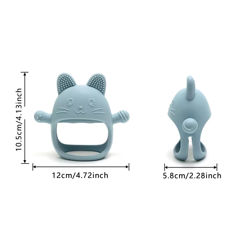 Brinquedo de Silicone para Beb - Teething Mitten Baby avaliação e preço