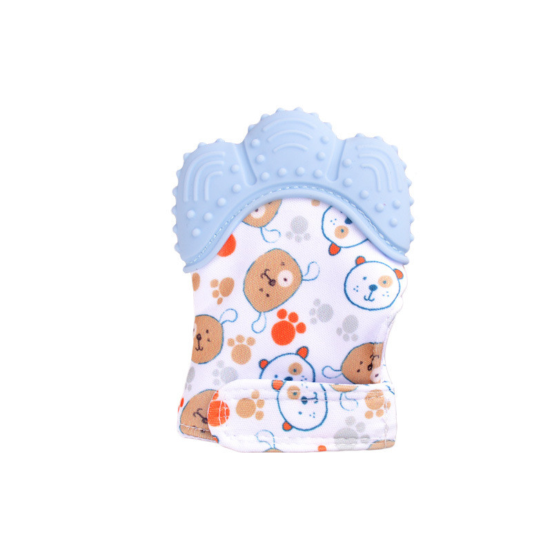 Bebê anti-mordida luvas de sil - Teething Mitten Baby avaliação e preço