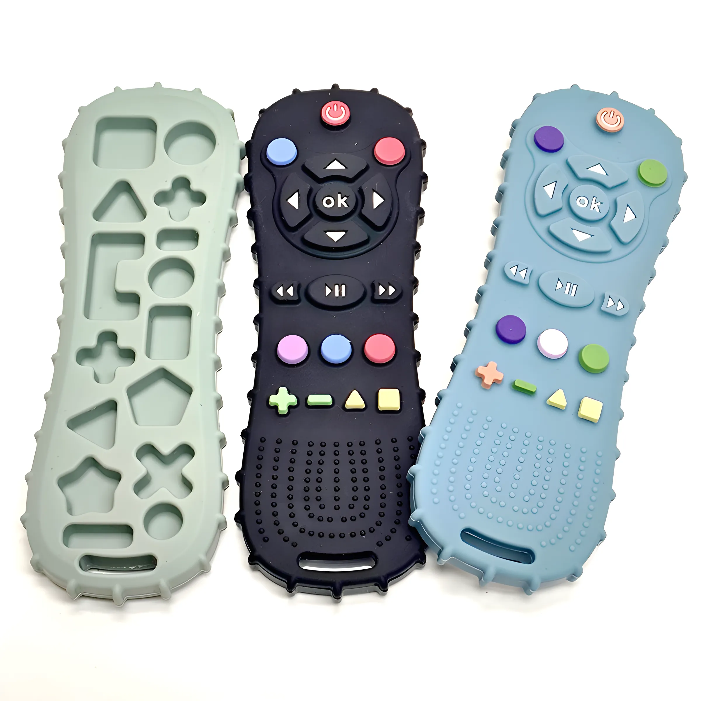 1/3 pçs bebê controle remoto m - Teething Mitten Baby avaliação e preço